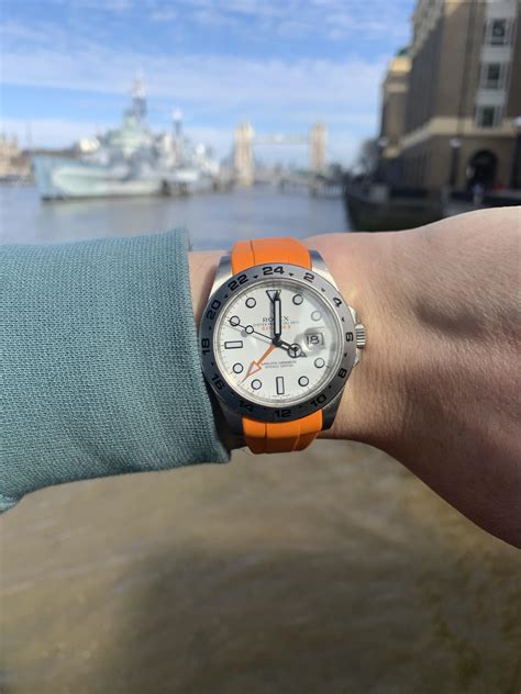 orange rolex|Rolex explorer 2 polar 40mm.